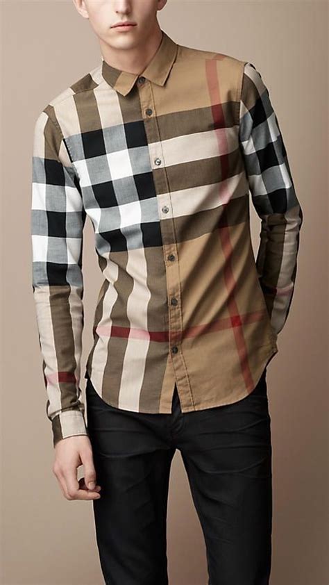 women burberry print shirt|burberry dress shirts for men.